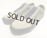 VANS "SALES SAMPLE" OLD SKOOL スウェード/キャンバス スニーカー ベージュ/オリーブ/ブラック (一点物/NEW)