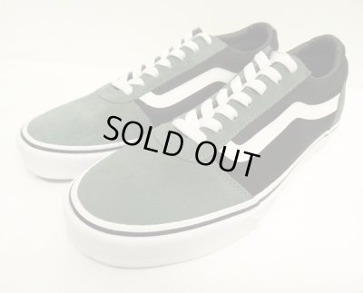 画像1: VANS "SALES SAMPLE" WARD スウェード/キャンバス スニーカー ダックグリーン/ブラック (一点物/NEW)