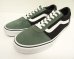画像1: VANS "SALES SAMPLE" WARD スウェード/キャンバス スニーカー ダックグリーン/ブラック (一点物/NEW) (1)