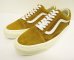 画像1: VANS "SALES SAMPLE" OLD SKOOL ワックスレザー スニーカー ゴールデンブラウン (一点物/NEW) (1)