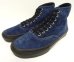 画像1: VANS "SALES SAMPLE" SKATE AUTHENTIC HIGH スウェード スニーカー ネイビー (一点物/NEW) (1)