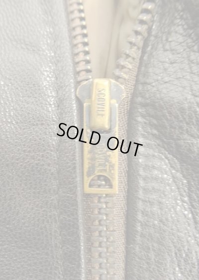 画像3: 80'S LL Bean "THINSULATE入り" A-2 レザー フライトジャケット ダークブラウン USA製 (VINTAGE)