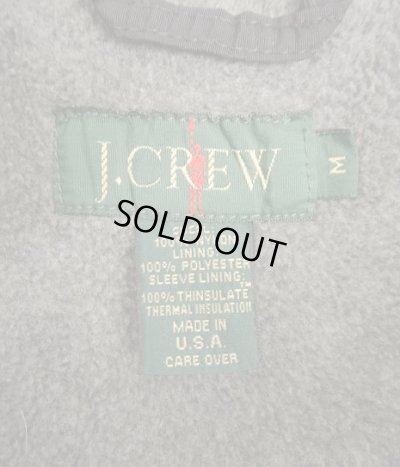 画像2: 90'S J.CREW 旧タグ 裏地フリース ナイロン ドリズラージャケット ブラック USA製 (VINTAGE)
