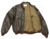 画像5: 80'S LL Bean "THINSULATE入り" A-2 レザー フライトジャケット ダークブラウン USA製 (VINTAGE)