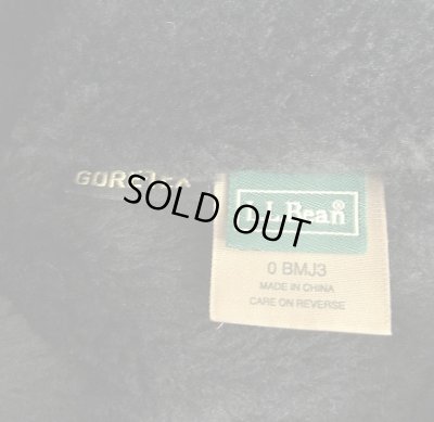 画像10: 00'S LL Bean "GORE-TEX" 裏地ボアフリース 耳当て付き キャップ ブラック (VINTAGE)