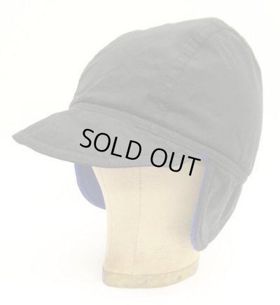 画像1: 90'S LL Bean "GORE-TEX" 裏地フリース 耳当て付き キャップ ブラック USA製 (VINTAGE)