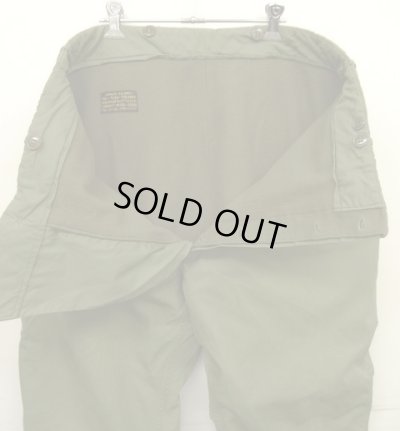 画像3: 50'S アメリカ軍 BUAERO US NAVY "WL-1" 黒タグ 裏地ウール フライトトラウザーズ (VINTAGE)