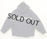 00'S GAP 旧タグ 裏フリース フード付き ナイロンジャケット ネイビー/ホワイト (VINTAGE)