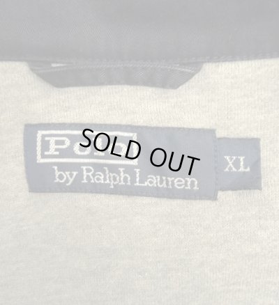 画像2: 90'S RALPH LAUREN 裏地スウェット コーチジャケット ダークネイビー (VINTAGE)