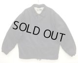 90'S RALPH LAUREN 裏地スウェット コーチジャケット ダークネイビー (VINTAGE)