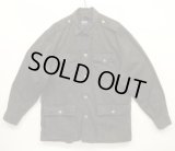 90'S RALPH LAUREN コットンツイル サファリジャケット ブラック (VINTAGE)