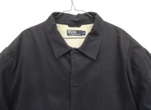 他の写真1: 90'S RALPH LAUREN 裏地スウェット コーチジャケット ダークネイビー (VINTAGE)