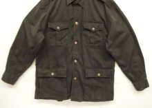 他の写真3: 90'S RALPH LAUREN コットンツイル サファリジャケット ブラック (VINTAGE)