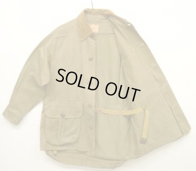 画像3: 50'S BOB ALLEN 襟コーデュロイ ハンティングジャケット ブラウン TALONジップ USA製 (VINTAGE)