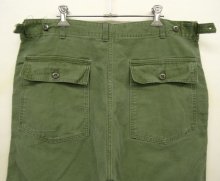 他の写真3: 60'S アメリカ軍 US ARMY "OG107" 初期モデル コットンサテン 平ボタン ベイカーパンツ LARGE (VINTAGE)