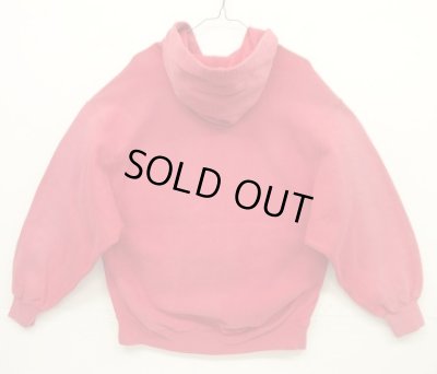 画像5: 90'S GAP 旧タグ ヘビーウエイト スウェットパーカー フェードレッド USA製 (VINTAGE)