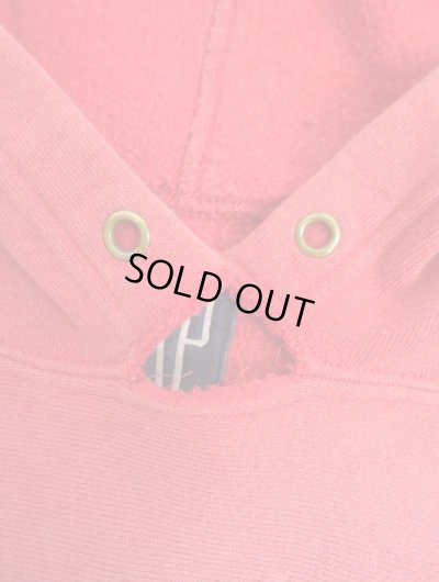 画像4: 90'S GAP 旧タグ ヘビーウエイト スウェットパーカー フェードレッド USA製 (VINTAGE)