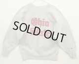 90'S CHAMPION "OHIO STATE" 刺繍タグ リバースウィーブ グレー USA製 (VINTAGE)