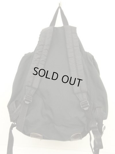 画像7: 80'S EASTPAK 旧タグ 両サイド収納付き ナイロン バックパック ブラック USA製 (VINTAGE)