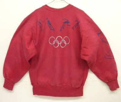 画像6: 90'S CHAMPION "両面&右袖プリント" 刺繍タグ リバースウィーブ ダークレッド USA製 (VINTAGE)