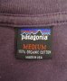 画像2: 90'S PATAGONIA 黒タグ オーバルロゴ刺繍 長袖 ポケット付きTシャツ グレープ USA製 (VINTAGE) (2)