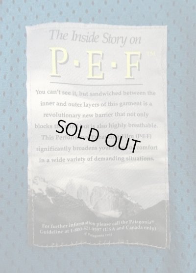 画像6: 90'S PATAGONIA ”旧タグ" 初期レトロX 裏地P.E.F フリースジャケット ダークブルー/ブラック USA製 (VINTAGE)