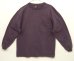 画像1: 90'S PATAGONIA 黒タグ オーバルロゴ刺繍 長袖 ポケット付きTシャツ グレープ USA製 (VINTAGE) (1)