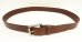 画像2: 90'S LL Bean "SOLID BRASSバックル" レザーベルト ブラウン USA製 (VINTAGE) (2)