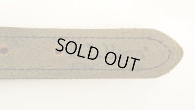 画像3: 90'S LL Bean "SOLID BRASSバックル" メッシュレザーベルト ブラック USA製 (VINTAGE)