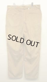 70'S DICKIES 874 チビタグ コーデュロイパンツ ベージュ 42TALONジップ USA製 (VINTAGE)