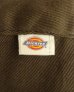 画像2: 70'S DICKIES 874 チビタグ ワークパンツ ブラウン TALONアルミジップ USA製 (VINTAGE) (2)