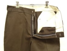 他の写真1: 70'S DICKIES 874 チビタグ ワークパンツ ブラウン TALONアルミジップ USA製 (VINTAGE)