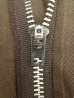 画像3: 70'S DICKIES 874 チビタグ ワークパンツ ブラウン TALONアルミジップ USA製 (VINTAGE) (3)