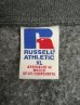 画像2: 90'S RUSSELL ATHLETIC フルジップ クルーネックスウェット チャコール メキシコ製 (VINTAGE) (2)
