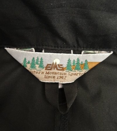 画像2: 90'S EMS (EASTERN MOUNTAIN SPORTS) 三角タグ フード付き ナイロンジャケット ブラック (VINTAGE)