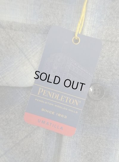 画像4: 00'S PENDLETON "BOARD SHIRT" ウール オープンカラーシャツ オンブレチェック (DEADSTOCK)