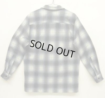 画像5: 00'S PENDLETON "BOARD SHIRT" ウール オープンカラーシャツ オンブレチェック (DEADSTOCK)