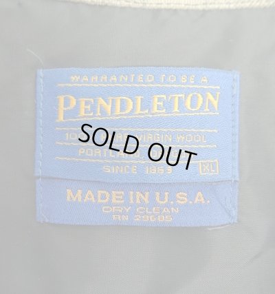 画像2: 90'S PENDLETON "BOARD SHIRT" ウール オープンカラーシャツ オンブレチェック USA製 (VINTAGE)