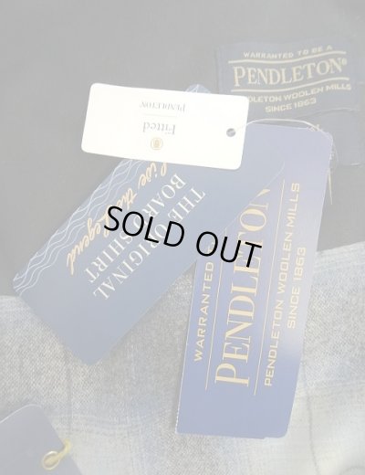 画像3: 00'S PENDLETON "BOARD SHIRT" ウール オープンカラーシャツ オンブレチェック (DEADSTOCK)