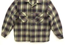 他の写真3: 90'S PENDLETON "BOARD SHIRT" ウール オープンカラーシャツ オンブレチェック USA製 (VINTAGE)