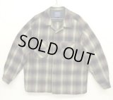 90'S PENDLETON "BOARD SHIRT" ウール オープンカラーシャツ オンブレチェック USA製 (VINTAGE)
