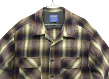 他の写真1: 90'S PENDLETON "BOARD SHIRT" ウール オープンカラーシャツ オンブレチェック USA製 (VINTAGE)