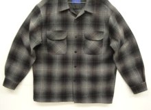 他の写真3: 90'S PENDLETON "BOARD SHIRT" ウール オープンカラーシャツ オンブレチェック (VINTAGE)