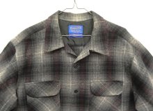 他の写真1: 90'S PENDLETON "BOARD SHIRT" ウール オープンカラーシャツ オンブレチェック (VINTAGE)