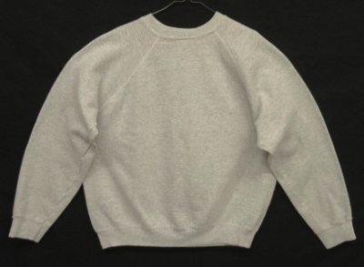 画像4: 90'S SADD ラグランスリーブ クルーネック スウェットシャツ ヘザーグレー USA製 (VINTAGE)