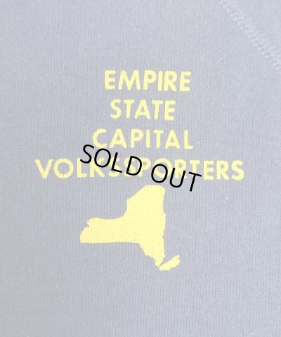 画像3: 80'S EMPIRE STATE CAPITAL VOLKSSPORTERS ラグランスリーブ クルーネック スウェットシャツ ネイビー USA製 (VINTAGE)