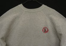 他の写真1: 90'S SADD ラグランスリーブ クルーネック スウェットシャツ ヘザーグレー USA製 (VINTAGE)
