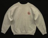90'S SADD ラグランスリーブ クルーネック スウェットシャツ ヘザーグレー USA製 (VINTAGE)