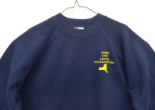 他の写真1: 80'S EMPIRE STATE CAPITAL VOLKSSPORTERS ラグランスリーブ クルーネック スウェットシャツ ネイビー USA製 (VINTAGE)