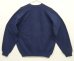 画像4: 80'S EMPIRE STATE CAPITAL VOLKSSPORTERS ラグランスリーブ クルーネック スウェットシャツ ネイビー USA製 (VINTAGE) (4)